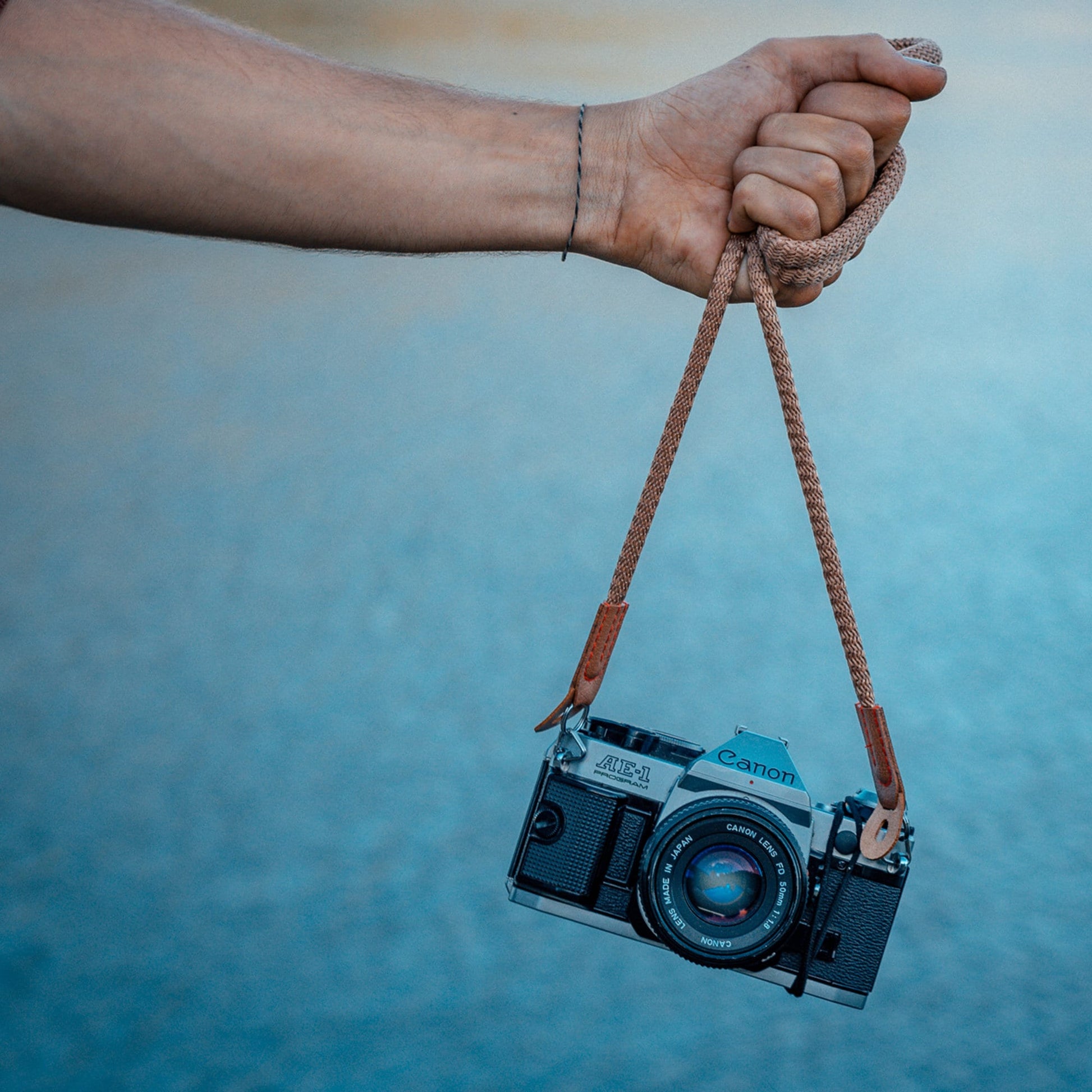 Wrist and Neck Strap for SLR, DSLR Cameras - Black / Brown / Green - Small / Medium / Large