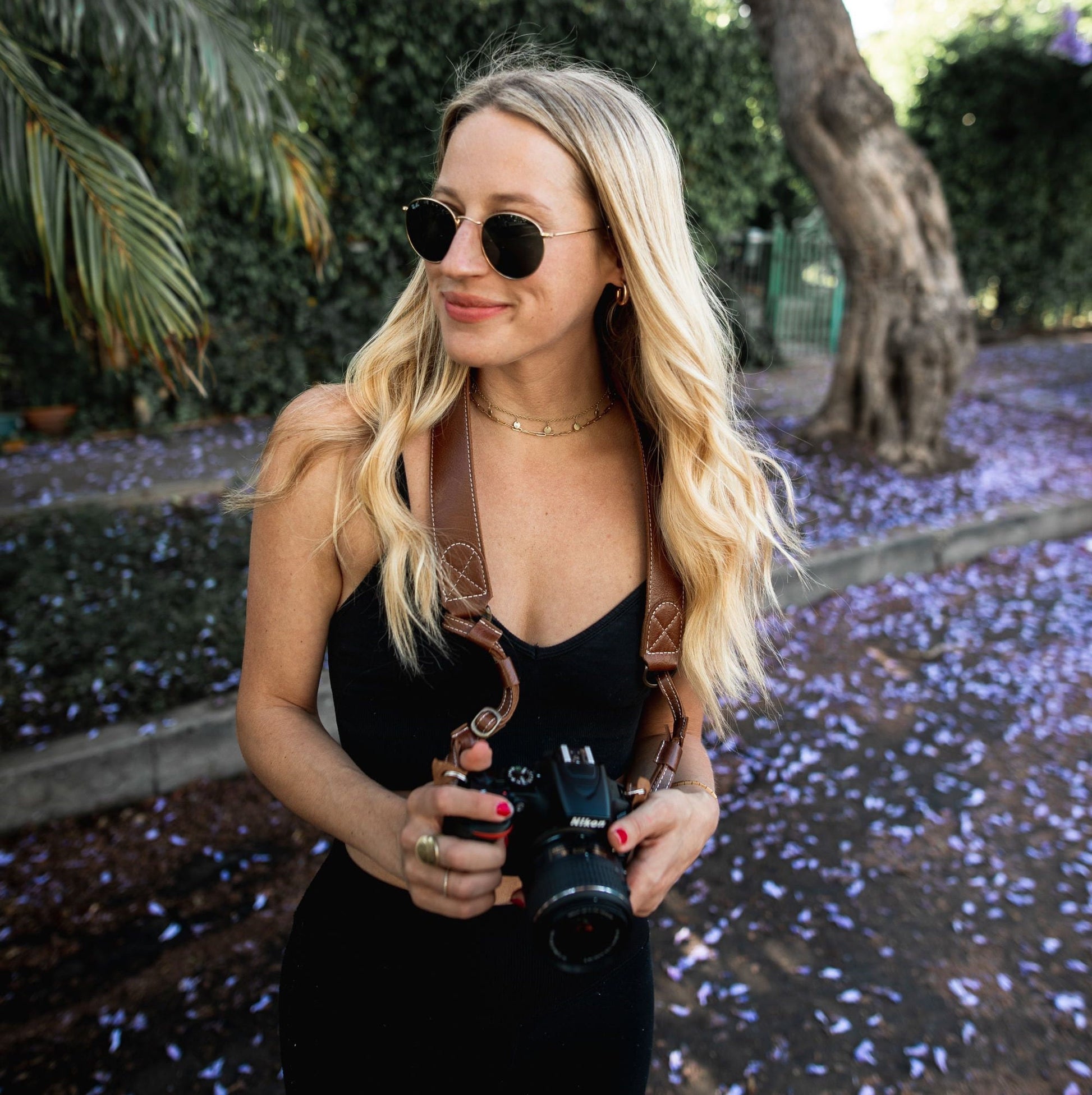 Best Selling Personalized Genuine Leather Camera Strap, Custom Strap for Pro and Hobby Photographers - Gift for Him, Gift for Her