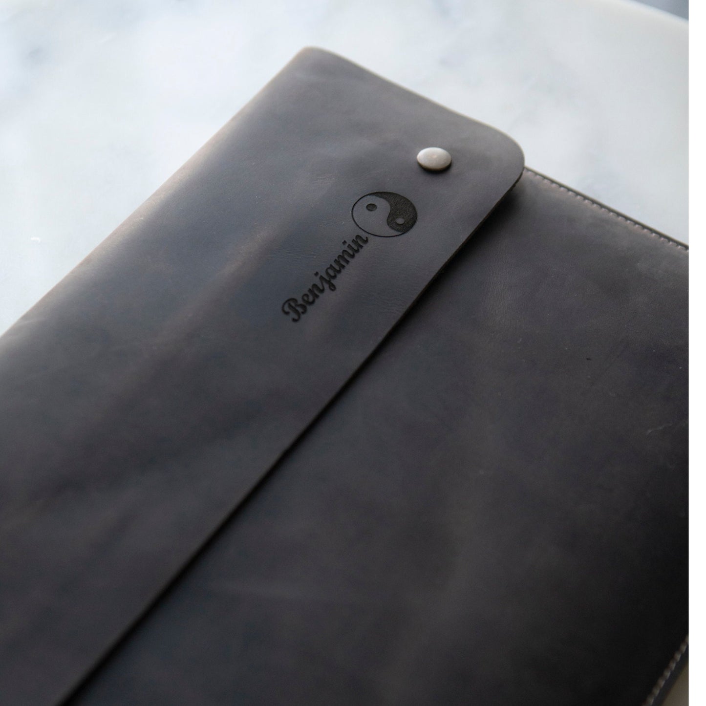 Personalized Leather Sleeve Bag for MacBook Pro and Air - 16'', 14", 13'', 13.3'' & 15'' MacBook Air Case,