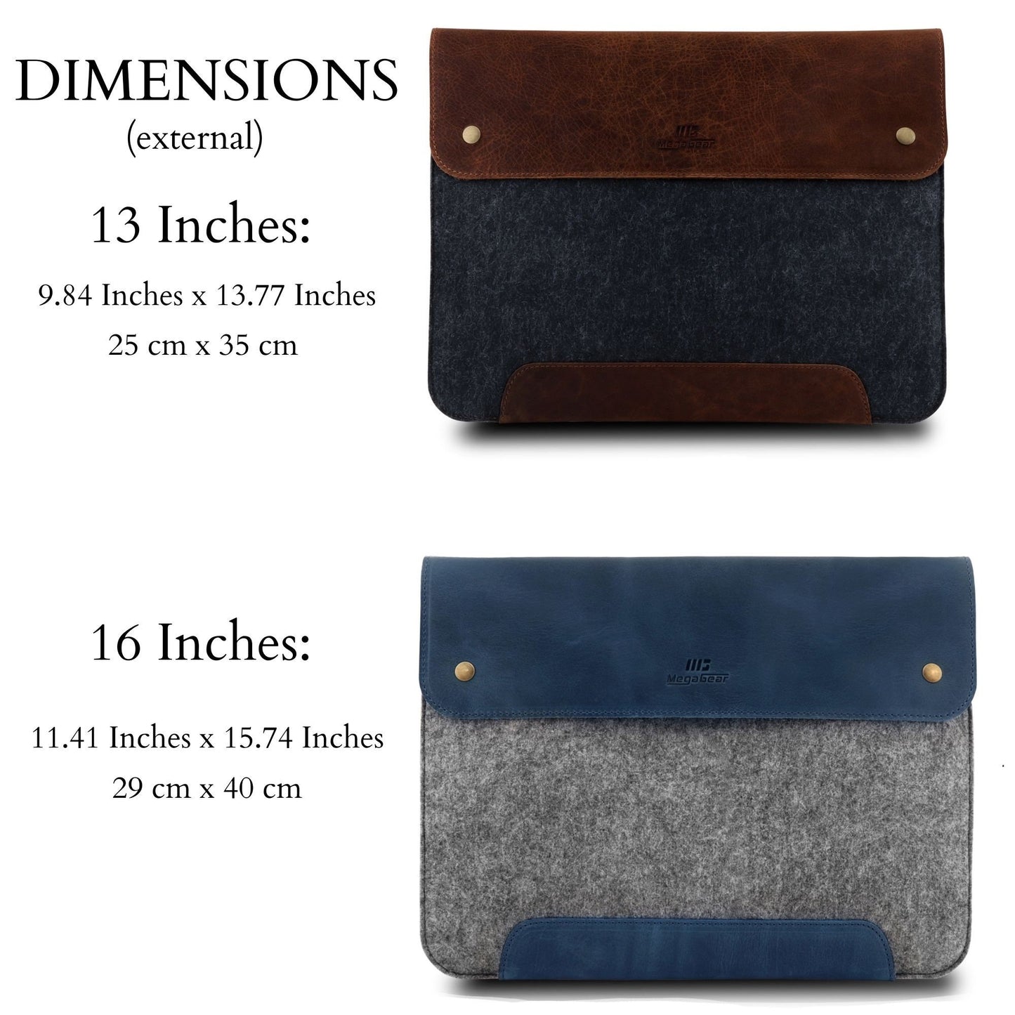 Personalized Fine Leather and Fleece Sleeve Bag for MacBook Pro and Air, 16 Inch, 15 Inch, 14" & 13.3 Inch, MacBook Case, iPad Pro 12.9‑inch