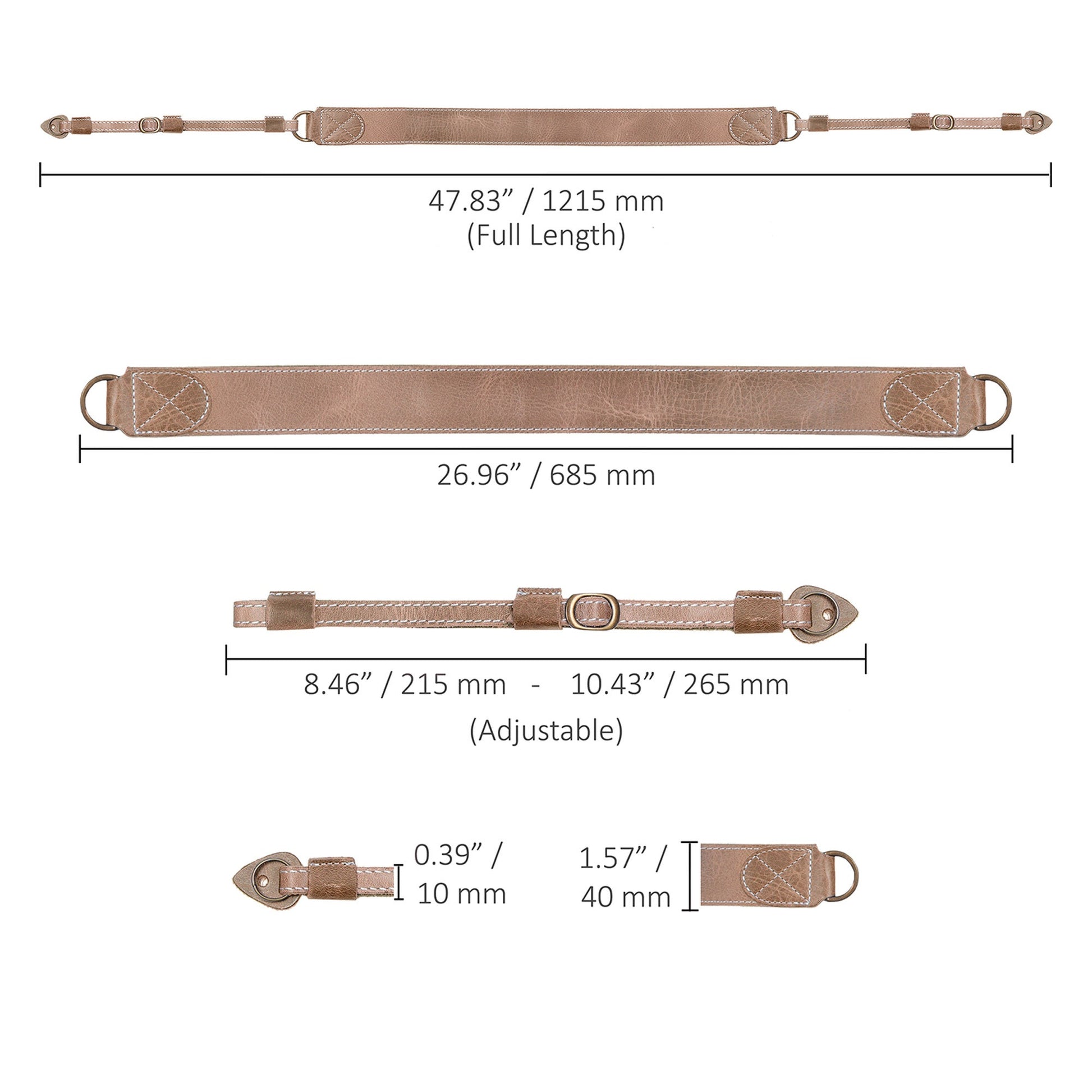 Best Selling Personalized Genuine Leather Camera Strap, Custom Strap for Pro and Hobby Photographers - Gift for Him, Gift for Her