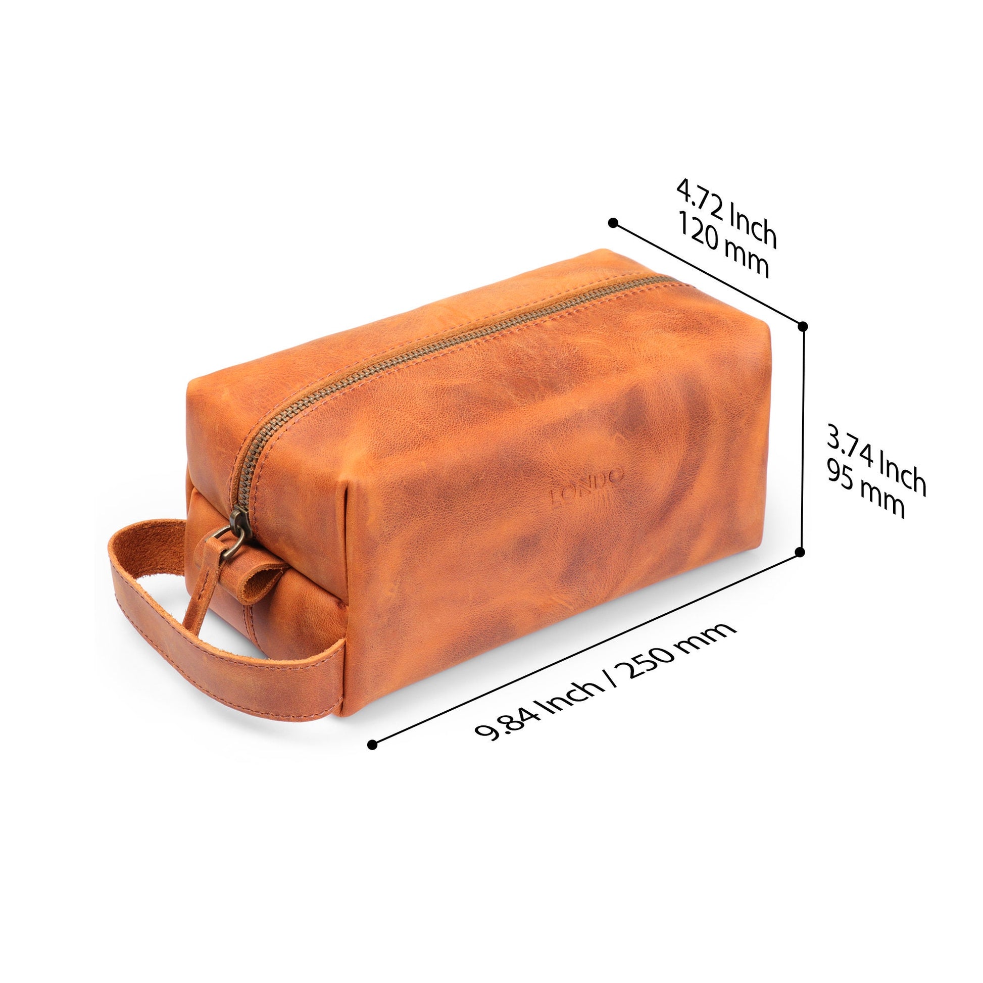 Personalized Top Grain Leather Dopp Kit for Men, Handcrafted Leather Travel Toiletry, Leather Shaving Organizer Bag, Unisex Travel Case