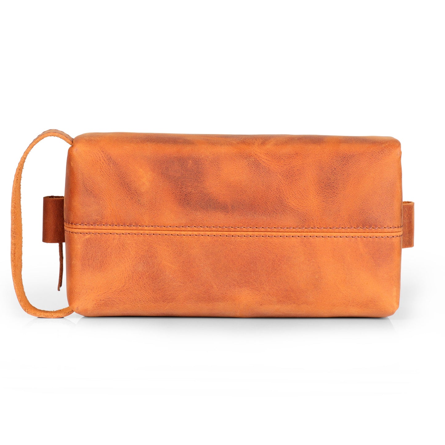 Personalized Top Grain Leather Dopp Kit for Men, Handcrafted Leather Travel Toiletry, Leather Shaving Organizer Bag, Unisex Travel Case