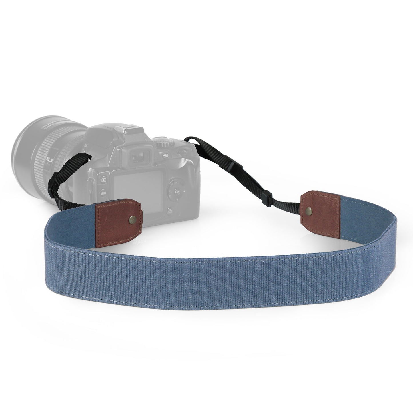 Personalized Canvas and Genuine Leather Adjustable Shoulder or Neck Strap Gift Strap for Photographers DSLR Camera Holder