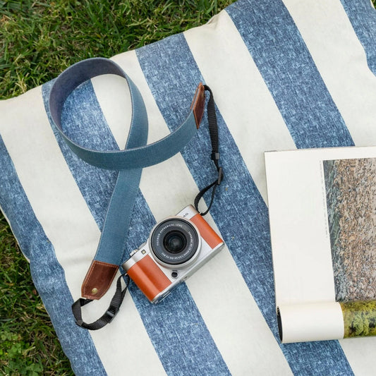 Personalized Canvas and Genuine Leather Adjustable Shoulder or Neck Strap Gift Strap for Photographers DSLR Camera Holder