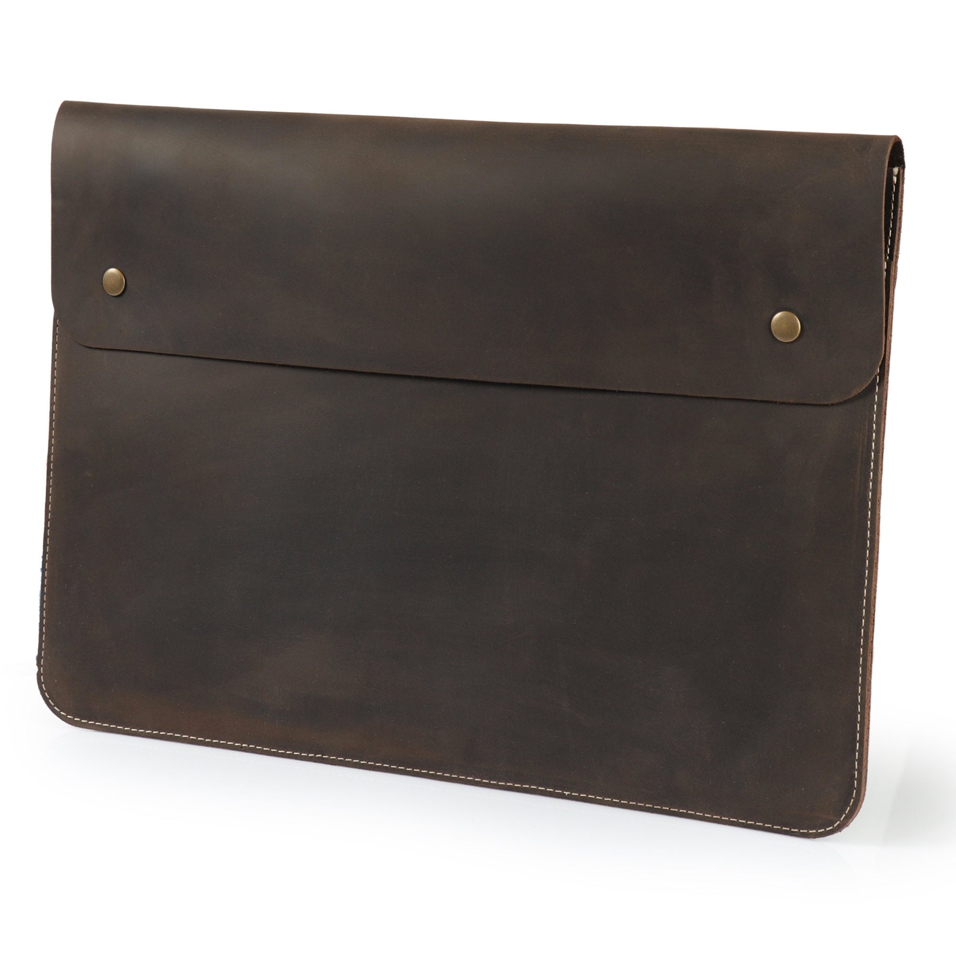 Personalized Leather Sleeve Bag for MacBook Pro and Air - 16'', 14", 13'', 13.3'' & 15'' MacBook Air Case,