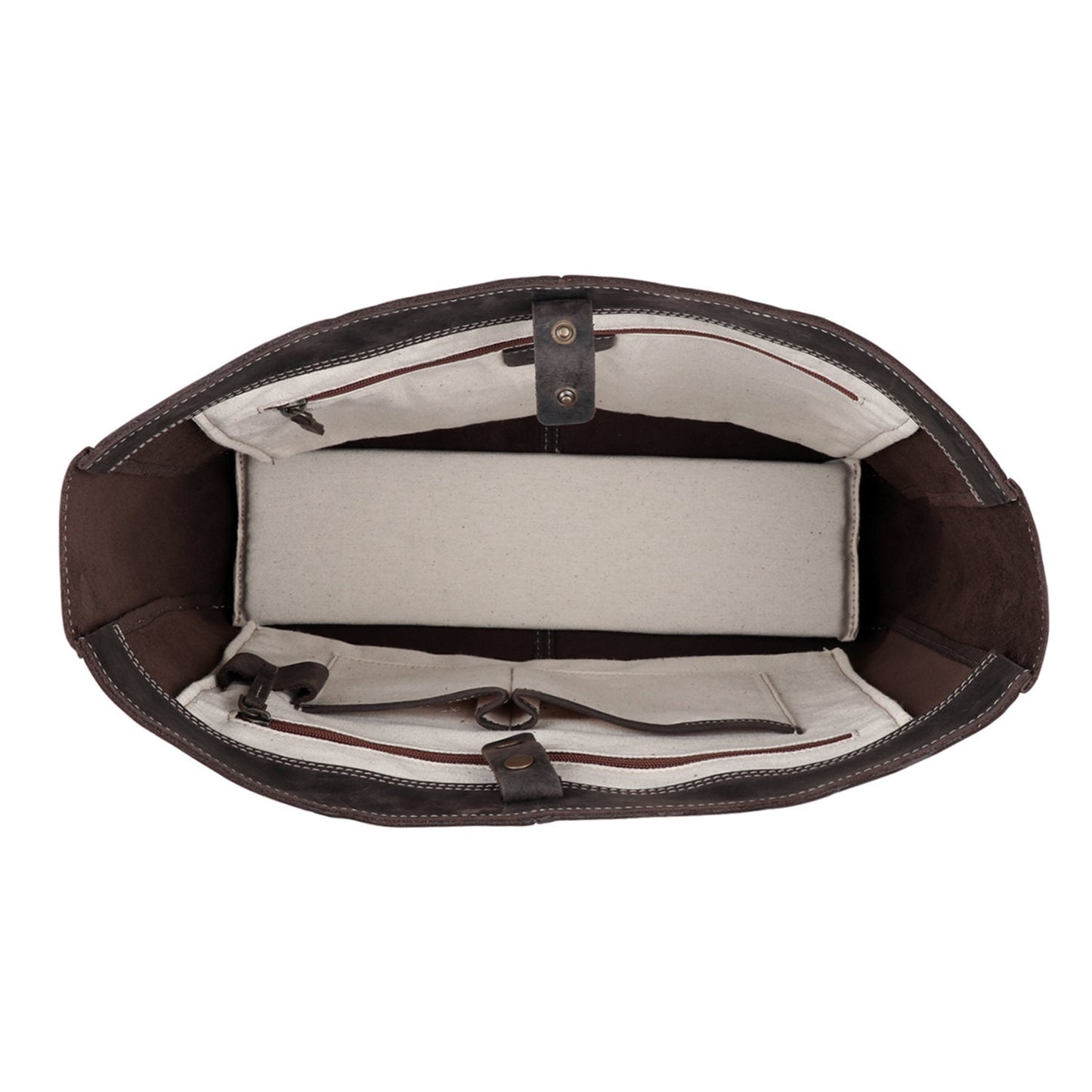 Carmel Leather Tote Bag, Durable Women Tote for Toiletries or Electronic Devices, Handcrafted High Quality Shoulder Laptop Tote