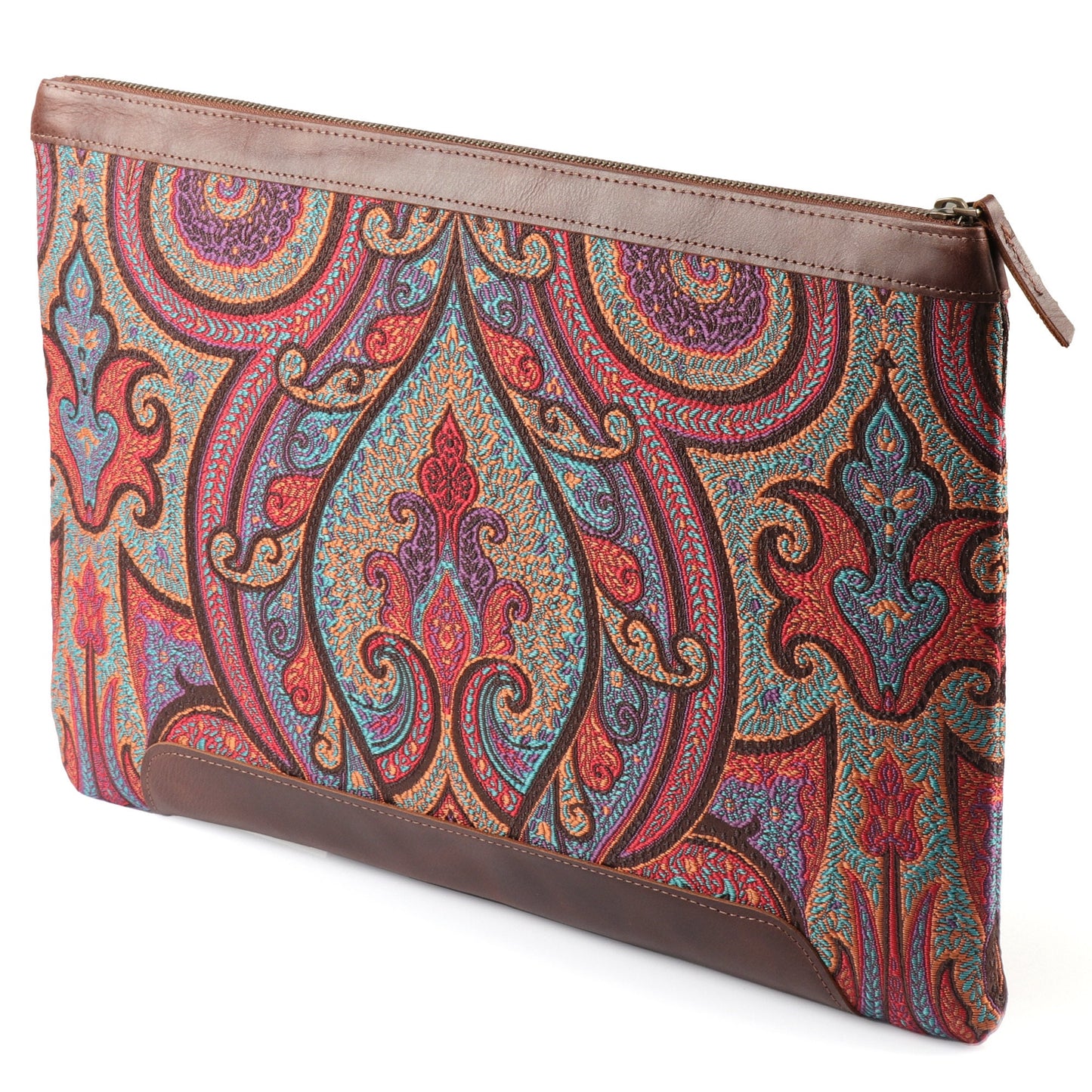 Personalized Top Grain Leather Laptop Sleeve for MacBook Pro & Air - 16'', 14'', 13.3'', M1 Pro Max, M2, M3, M4 - Designer