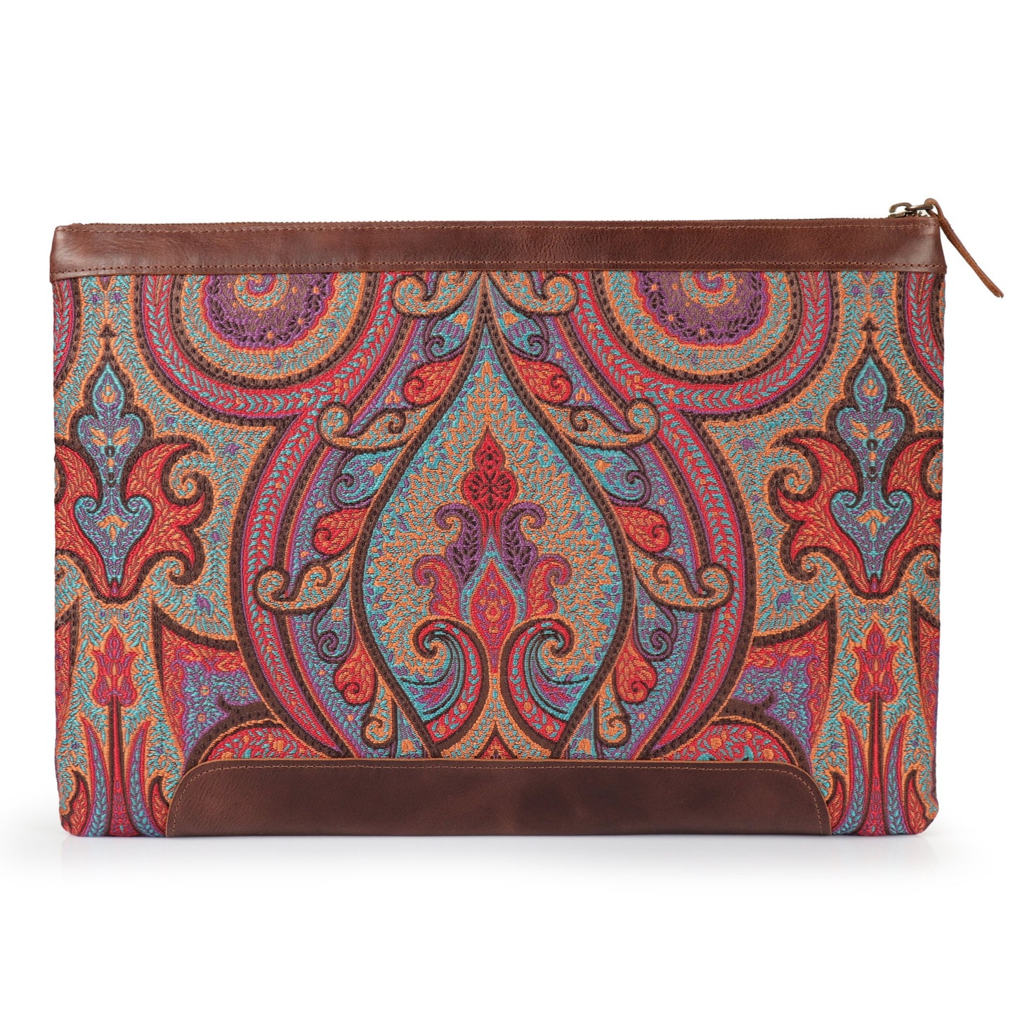 Personalized Top Grain Leather Laptop Sleeve for MacBook Pro & Air - 16'', 14'', 13.3'', M1 Pro Max, M2, M3, M4 - Designer