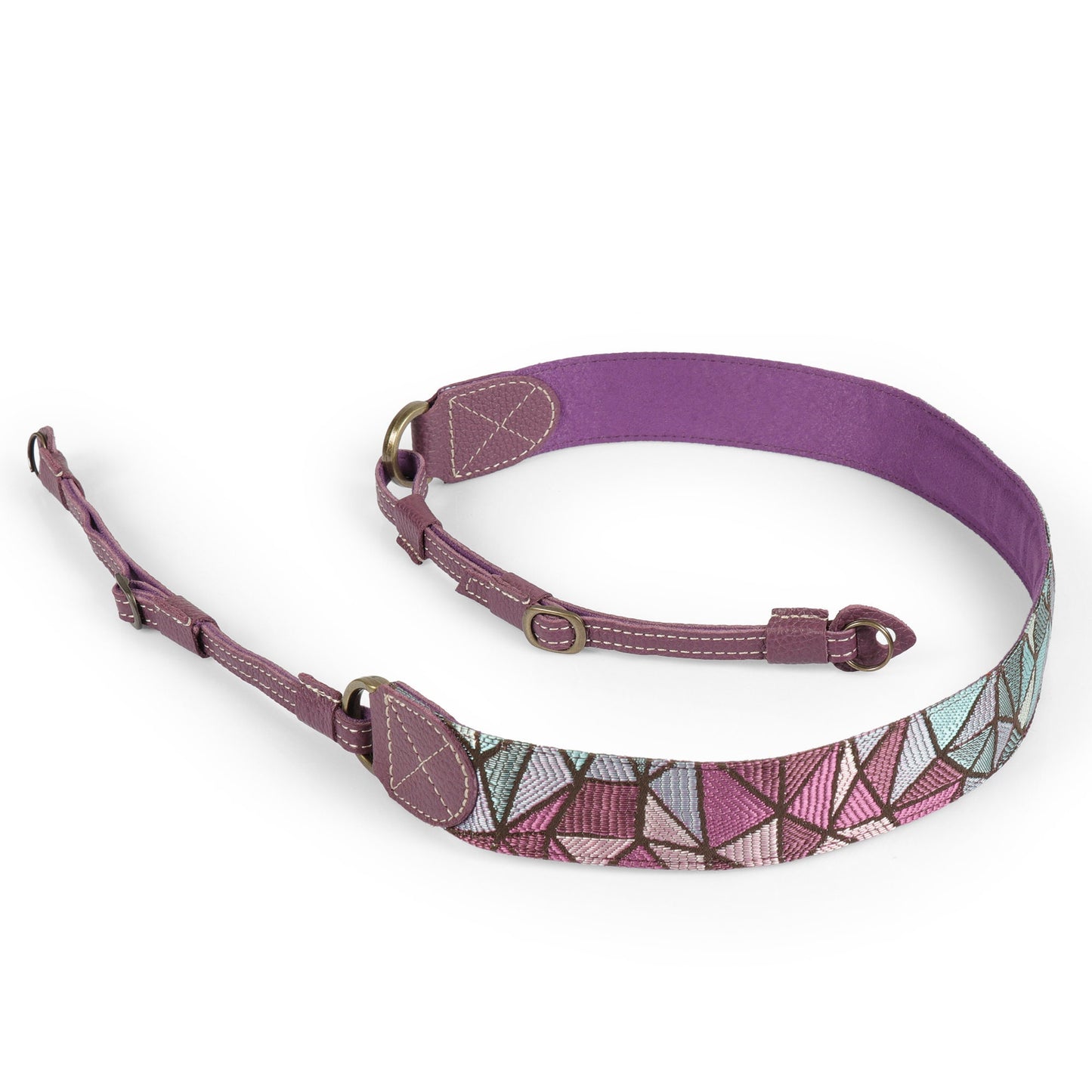 Leather Camera Strap Gift Custom Strap for Photographers DSLR Camera Holder - Unique Colorful Designs - Gift for him Gift for Her