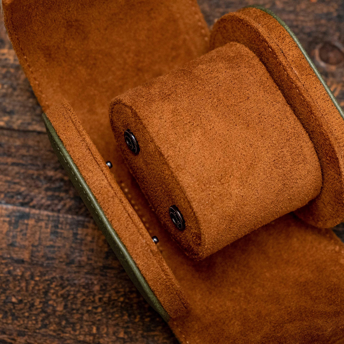 Personalized Leather Watch case, Watch box for 3 Watches, Vegan Leather Watch roll, Wedding groomsmen gifts, Watch travel case, Watch holder